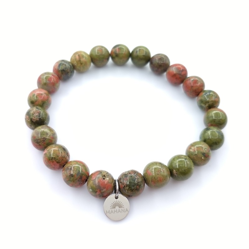 Bracelet Unakite 8mm