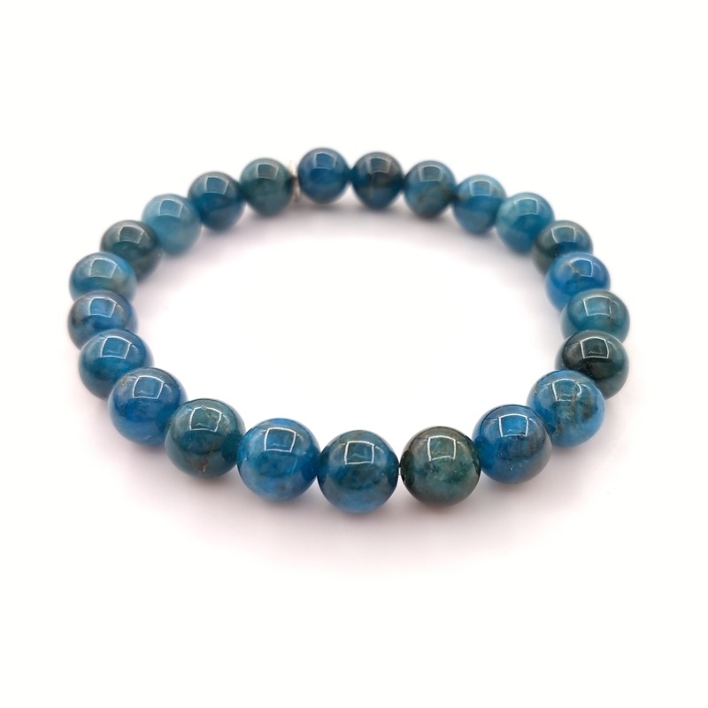 Blue Apatite Beaded Bracelet – Rocks and Gems Canada