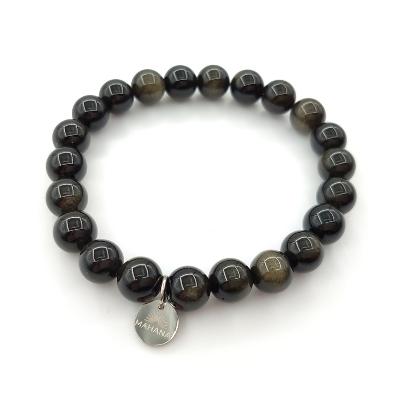 Bracelet Obsidienne