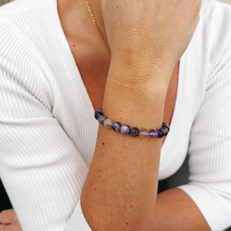 Bracelet Fluorite 8mm