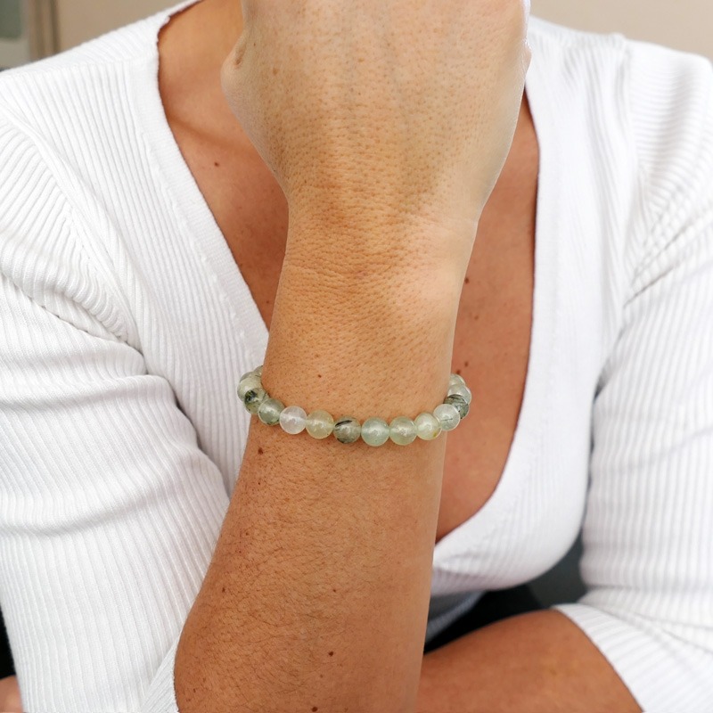 Bracelet Prehnite 8mm