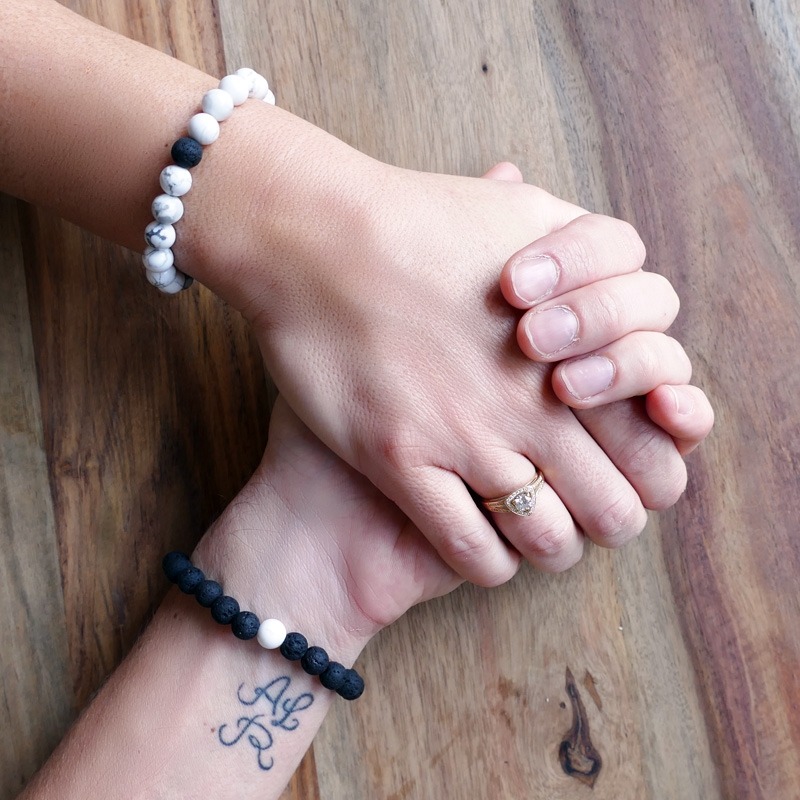 Bracelet Duo de Distance - Confiance & Sentiment - MAHANA