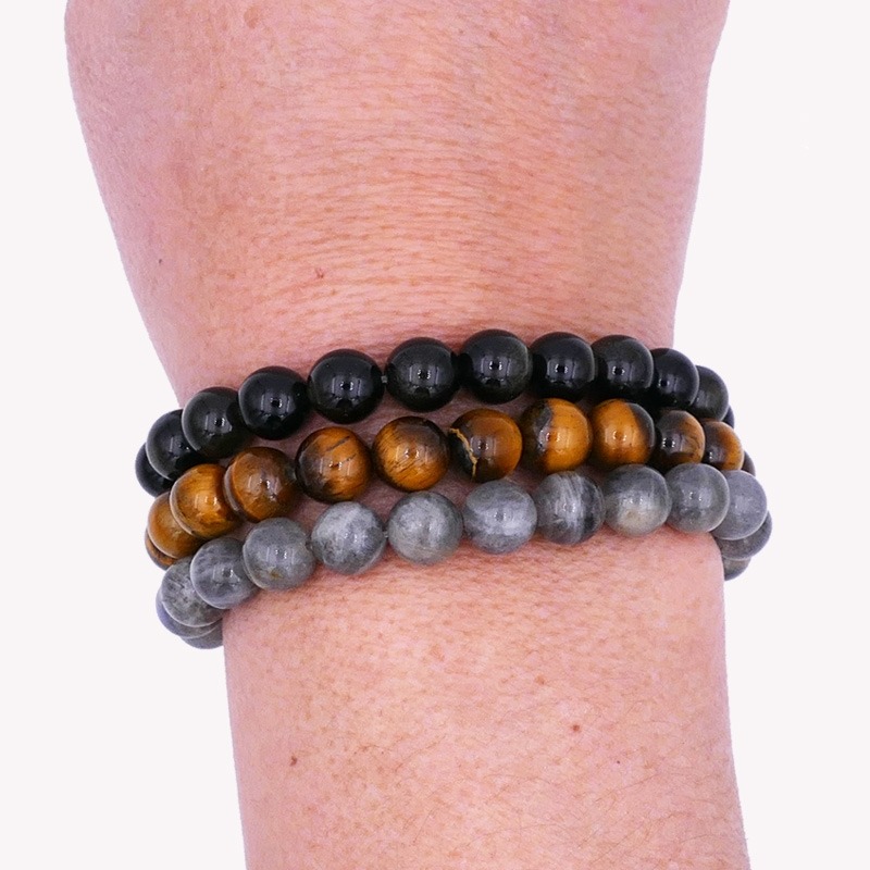 Coffret bracelet aux pierres naturelles de protection pour femme