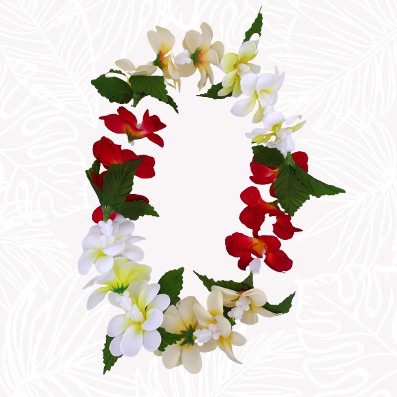 Collar de flores para niño.
