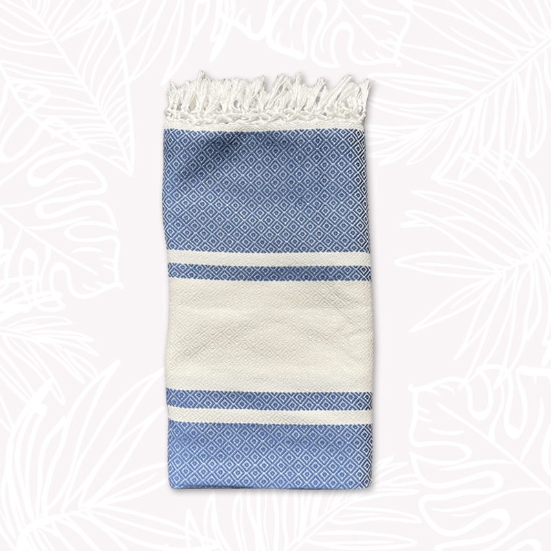 Toalla Fouta de Playa Azul Grande