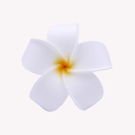Flor de Frangipani Blanca Mahana