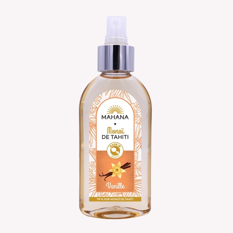 Huile d'urucum Vanille, Tiaré HEIVA 100ml - Tahiti Monoï