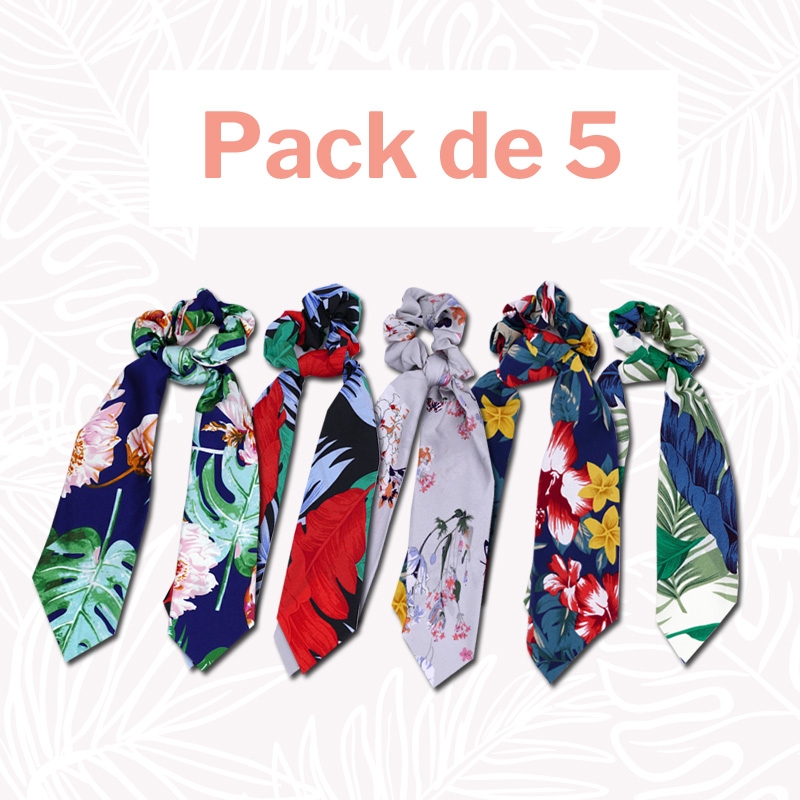 Pack 5 Chouchou Tuchkollektion Mahana