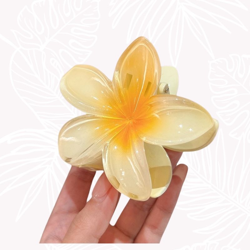 Pince Fleur Cheveux Jaune