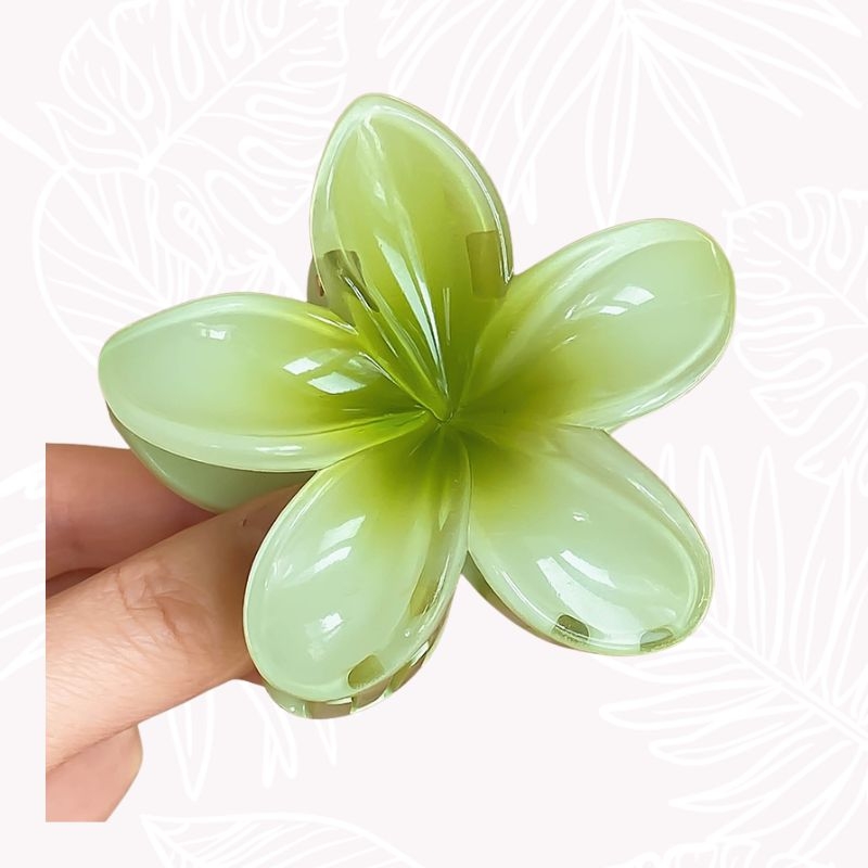 Pince Fleur Cheveux Verte