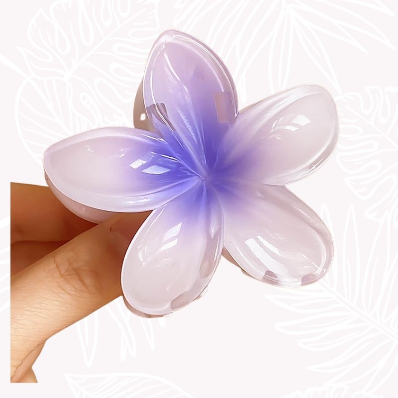 Pince Fleur Cheveux Parme