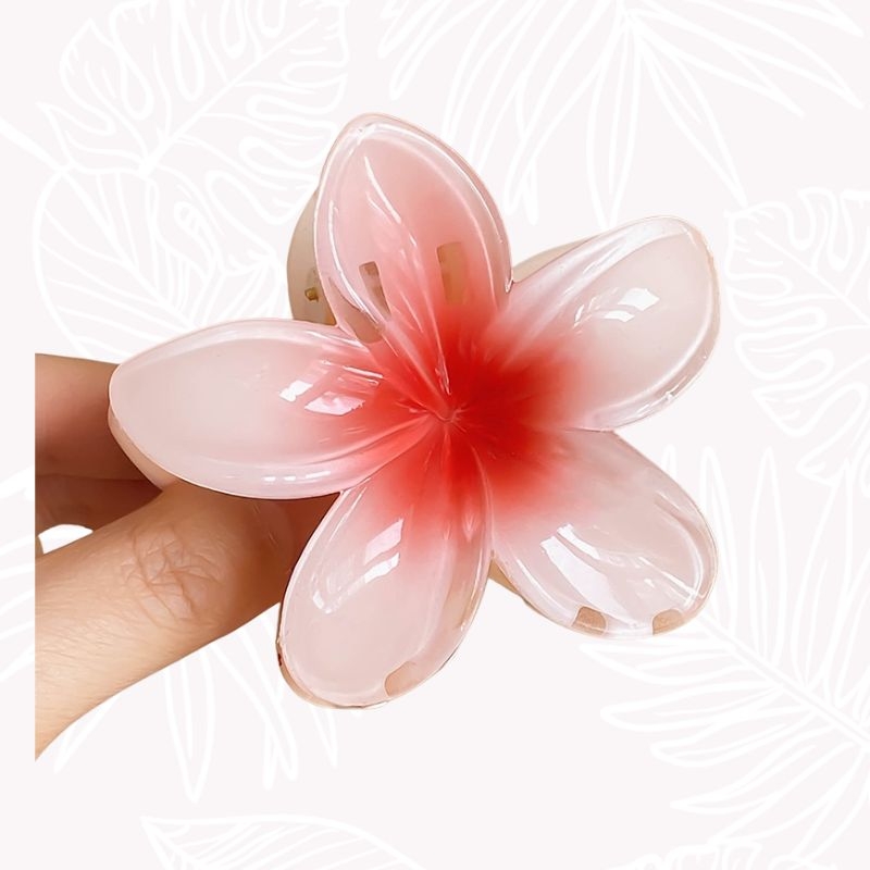 Pince Fleur Cheveux Rouge