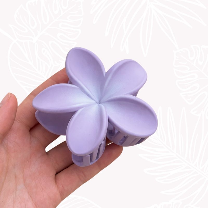 Pince Fleur Cheveux Violette Mate