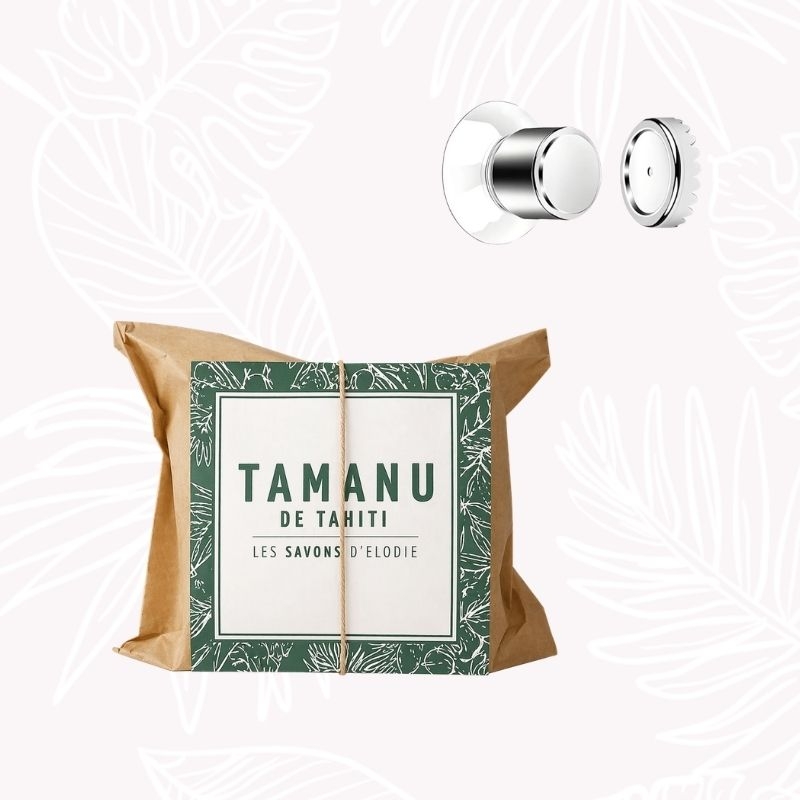 Duo Savon Tamanu 100g et porte savon...