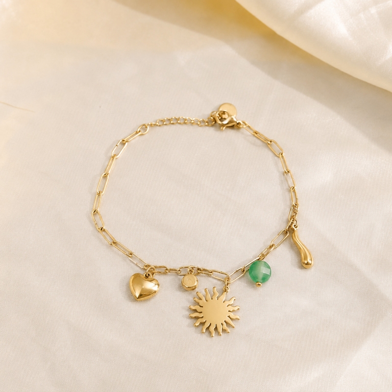 Armband Sonnenstein Grün