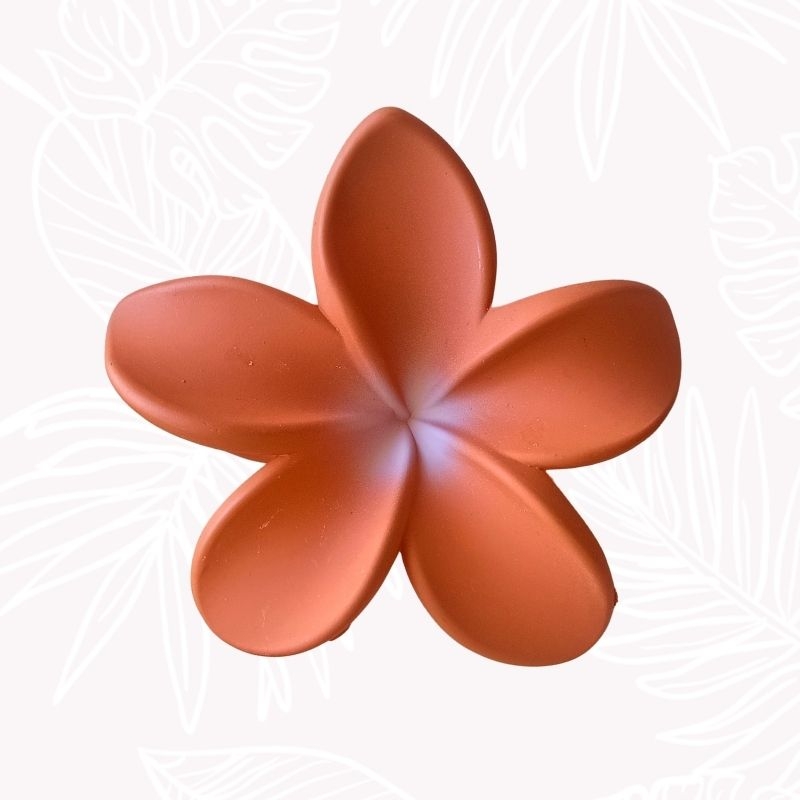 Pince Fleur Cheveux orange