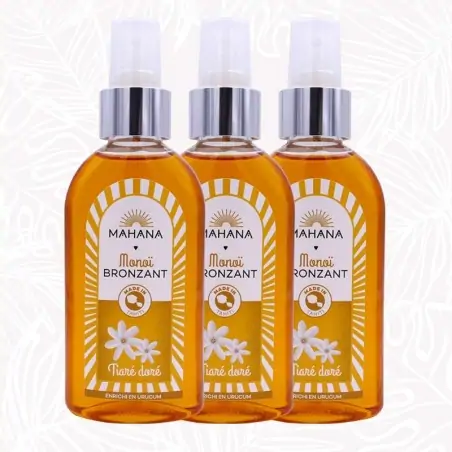Paquete de bronceado de Monoï de Tahití.
