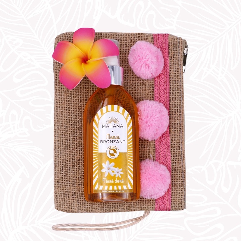 Geschenkbox für den Muttertag mit Bräunungseffekt